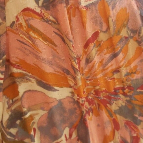 PPLA Womens Floral Bell Sleeve Shorts Romper XS - Picture 6 of 8